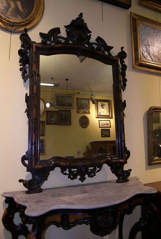 Consola y espejo Luis Felipe Nápoles S.XIX