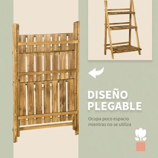 Soporte para Plantas de Madera Madera rota