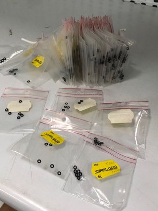 Lote 396 gomas estrechas para dardos