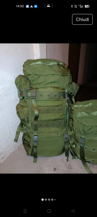 Zaino Esercito Italiano Marina Militare