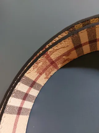 Cintura Reversibile Beige/Marrone