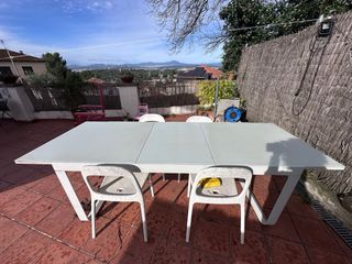 Mesa diseño  extensible exterior 10 personas