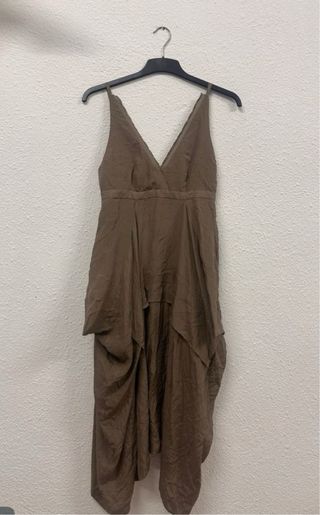 Vestido Purificación García fiesta/evento marrón