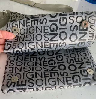 Bolso bandolera doble unisex