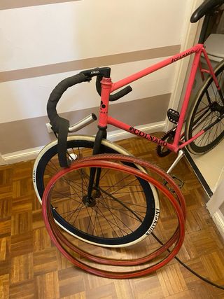 Bicicleta Fixie Contrapedal Rosa