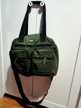 BOLSO VERDE MILITAR, IMPERMEABLE