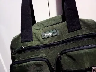 BOLSO VERDE MILITAR, IMPERMEABLE