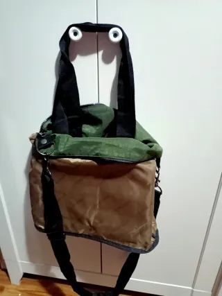 BOLSO VERDE MILITAR, IMPERMEABLE