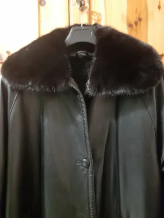 Cappotto donna vera pelle tg. 54