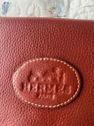 Bolso bandolera piel Hermes 21 largo 25 ancho