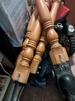 Mesa de madera extensible