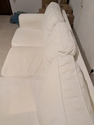 Sofá Ektorp 3 plazas blanco Ikea