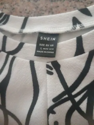 Maglia Shein donna fantasia astratta