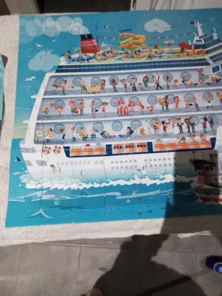 Puzzle Barcos y Crucero