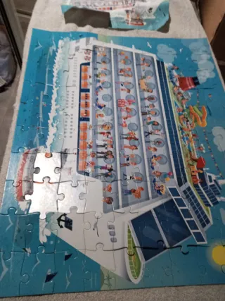 Puzzle Barcos y Crucero