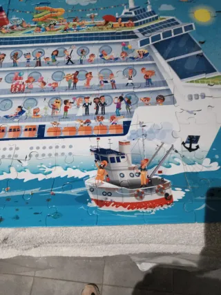 Puzzle Barcos y Crucero