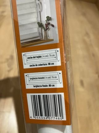 Estor ventana blanco 80x150 nuevo