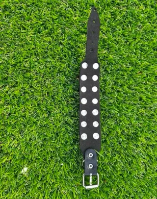 Bracciale borchie punk 26cm