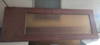 Puertas de madera con cristal