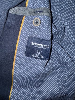 Americana azul marino hombre