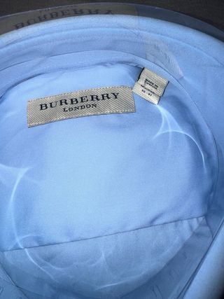 Camicia Burberry Uomo Azzurra Originale