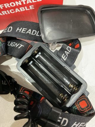 Lampada frontale LED ricaricabile