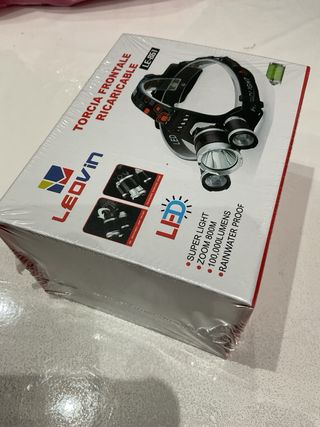 Lampada frontale LED ricaricabile