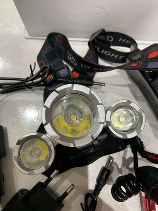 Lampada frontale LED ricaricabile