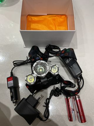 Lampada frontale LED ricaricabile