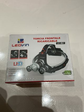 Lampada frontale LED ricaricabile