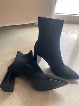 Botas Negras Tacón Bloque