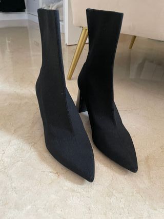 Botas Negras Tacón Bloque