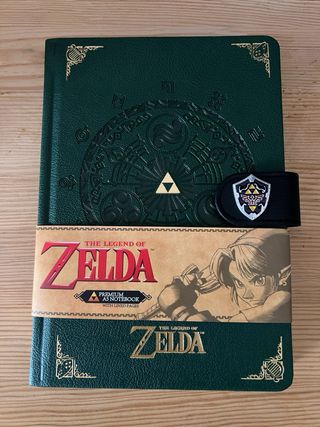 Libreta The Legend of Zelda Oficial de Nintendo.