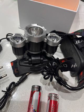 Torcia Frontale LED Ricaricabile LEOVIN