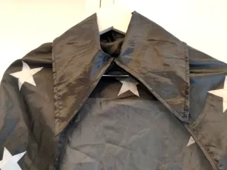 Capa Mago Estrellas Negra