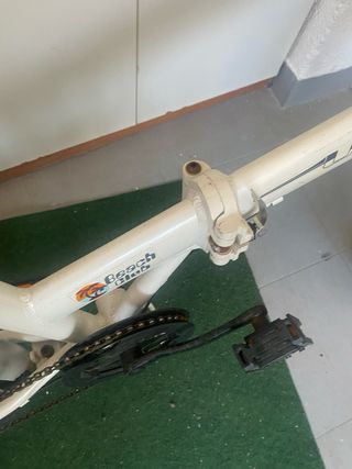 Bicicleta Plegable Blanca