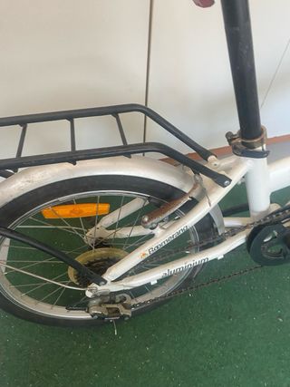 Bicicleta Plegable Blanca