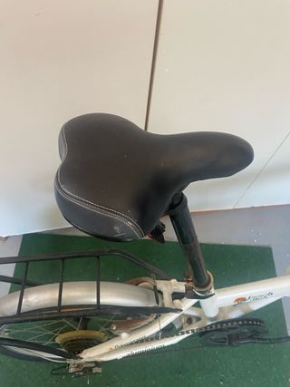 Bicicleta Plegable Blanca