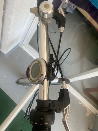 Bicicleta Plegable Blanca