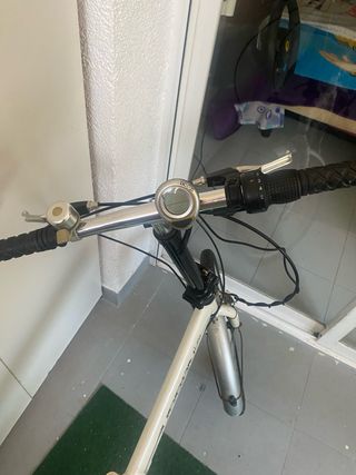 Bicicleta Plegable Blanca