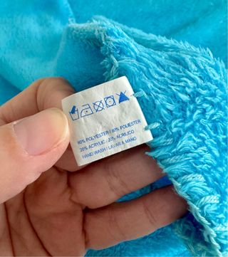 Toquilla/manta bebé azul