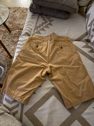 Bermudas Hombre Color Mostaza