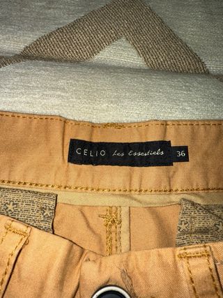 Bermudas Hombre Color Mostaza