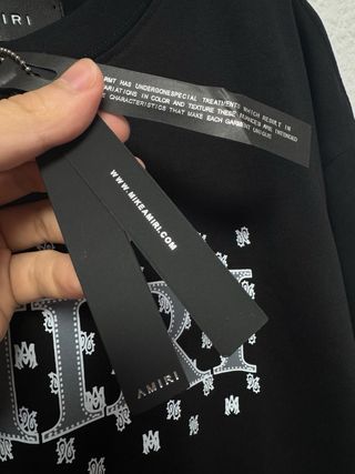 Camiseta AMIRI negra premium | Nueva con etiqueta