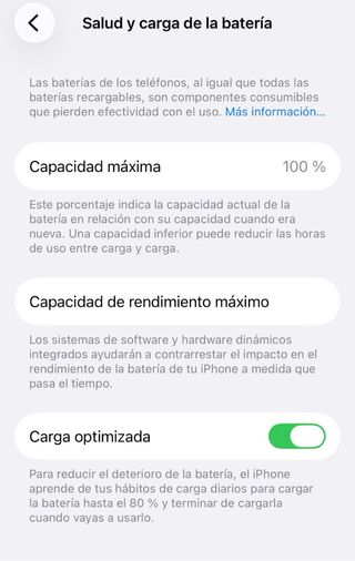iPhone 13 Rosa 256GB Capacidad batería 100%