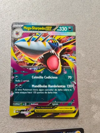 Lote Cartas Pokémon Mega Sharpedo, Rotom, etc.