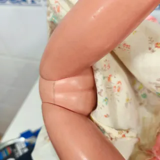 Nancy pata bollo muñeca Vintage Famosa con vestido