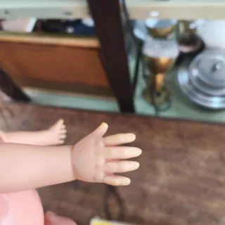 Nancy pata bollo muñeca Vintage Famosa con vestido