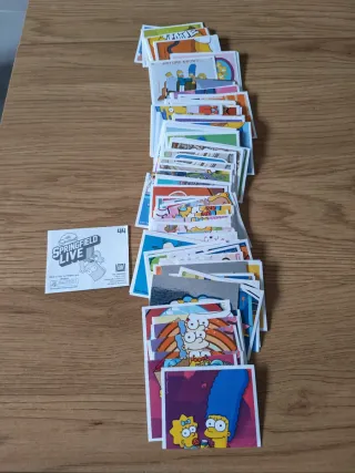 Cromos Simpsons Springfield Live