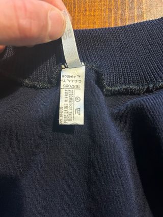 Tuta sportiva Subalpino anni '70 blu